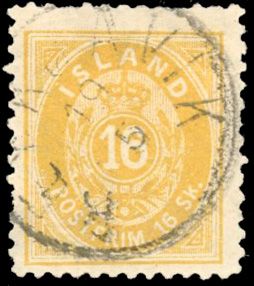 Yvert et Tellier ISLANDE N°5B Individuel Oblitéré