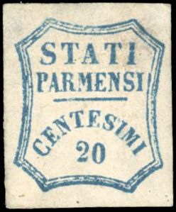 Yvert et Tellier ITALIE PARME N°14a Individuel Neuf avec gomme