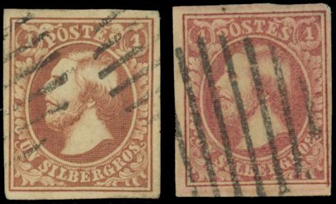 Yvert et Tellier LUXEMBOURG N°2+ 2d Individuel Oblitéré