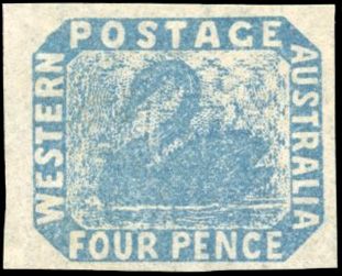 Stanley Gibbons AUSTRALIA - WESTERN AUSTRALIA N°3a Individuel Neuf sans gomme