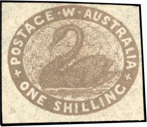 Stanley Gibbons AUSTRALIA - WESTERN AUSTRALIA N°4b Individuel Neuf avec gomme