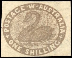 Stanley Gibbons AUSTRALIA - WESTERN AUSTRALIA N°4b Individuel Neuf sans gomme