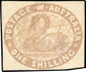 Stanley Gibbons AUSTRALIA - WESTERN AUSTRALIA N°4c Individuel Neuf sans gomme