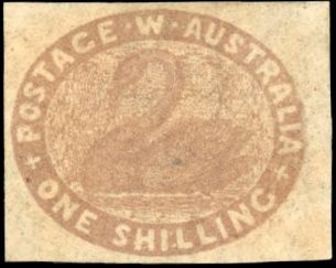 Stanley Gibbons AUSTRALIA - WESTERN AUSTRALIA N°4c Individuel Neuf avec gomme