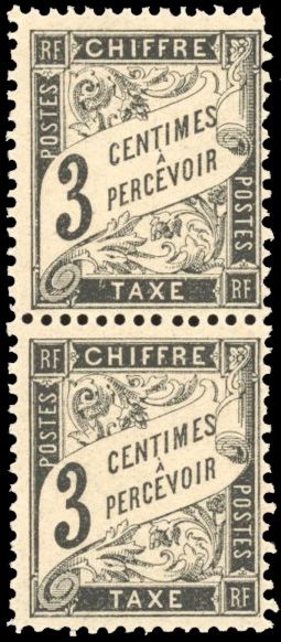 media-libraryw75yen Yvert et Tellier Timbres-Taxe N°12 Paire Neuf avec gomme intacte