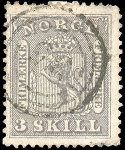 Yvert et Tellier NORVEGE N°13 Individuel Oblitéré