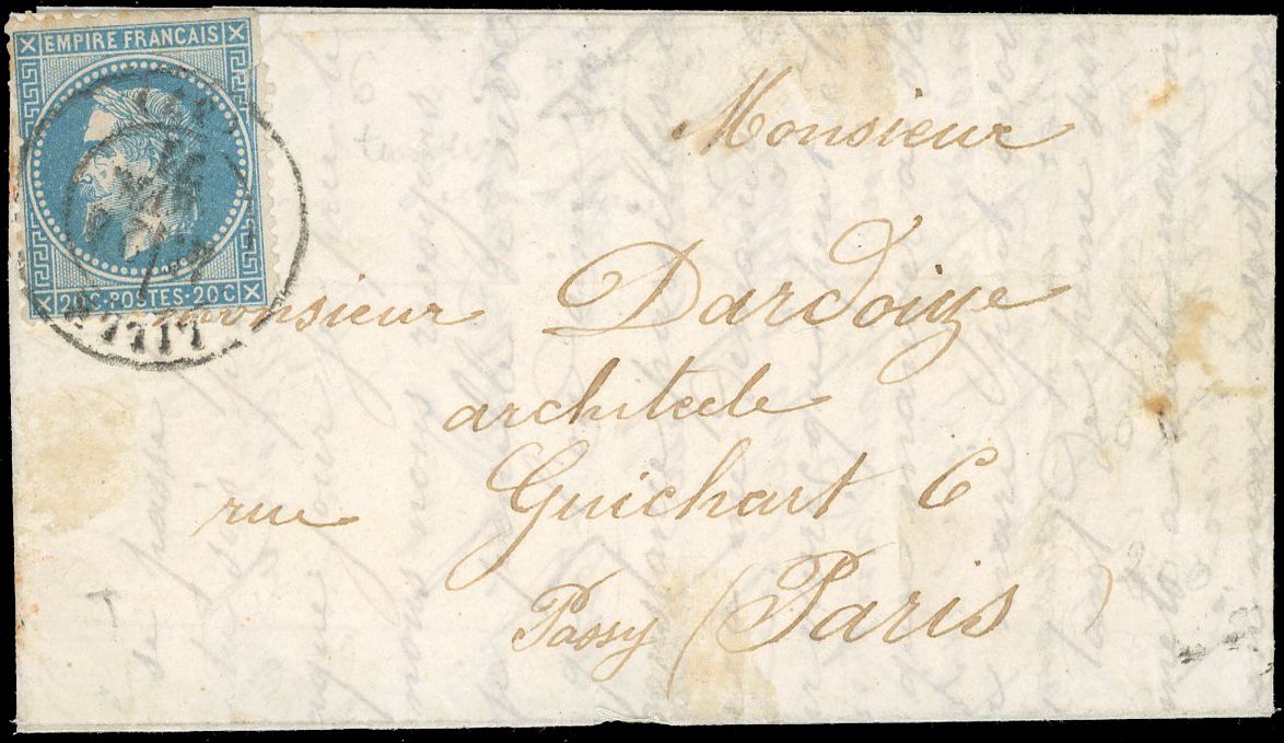 Yvert et Tellier Tentative d'entrée dans Paris N°29 Individuel Oblitéré