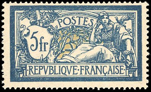 Yvert et Tellier France moderne N°123 Individuel Neuf avec gomme intacte