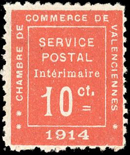 Yvert et Tellier Timbre de guerre N°1 Individuel Neuf avec gomme