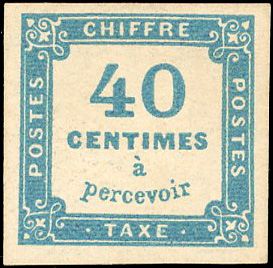 Yvert et Tellier Timbres-Taxe N°7 Individuel Neuf sans gomme