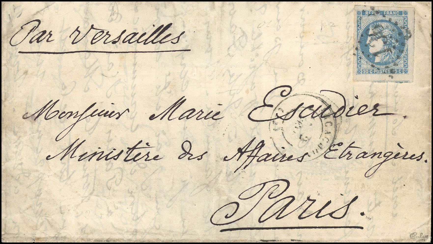 Yvert et Tellier Tentative d'entrée dans Paris N°46 Individuel Oblitéré