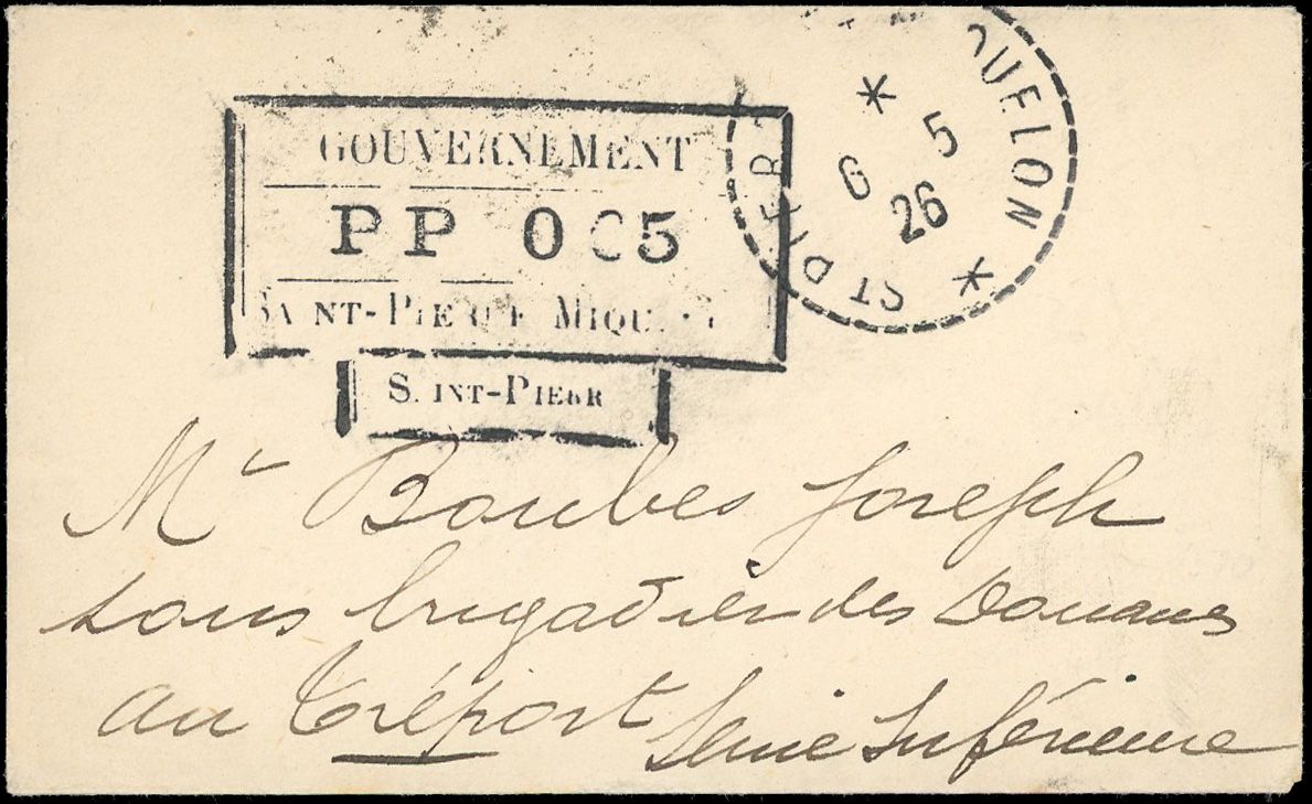 Yvert et Tellier SAINT PIERRE ET MIQUELON N°0 Individuel Oblitéré