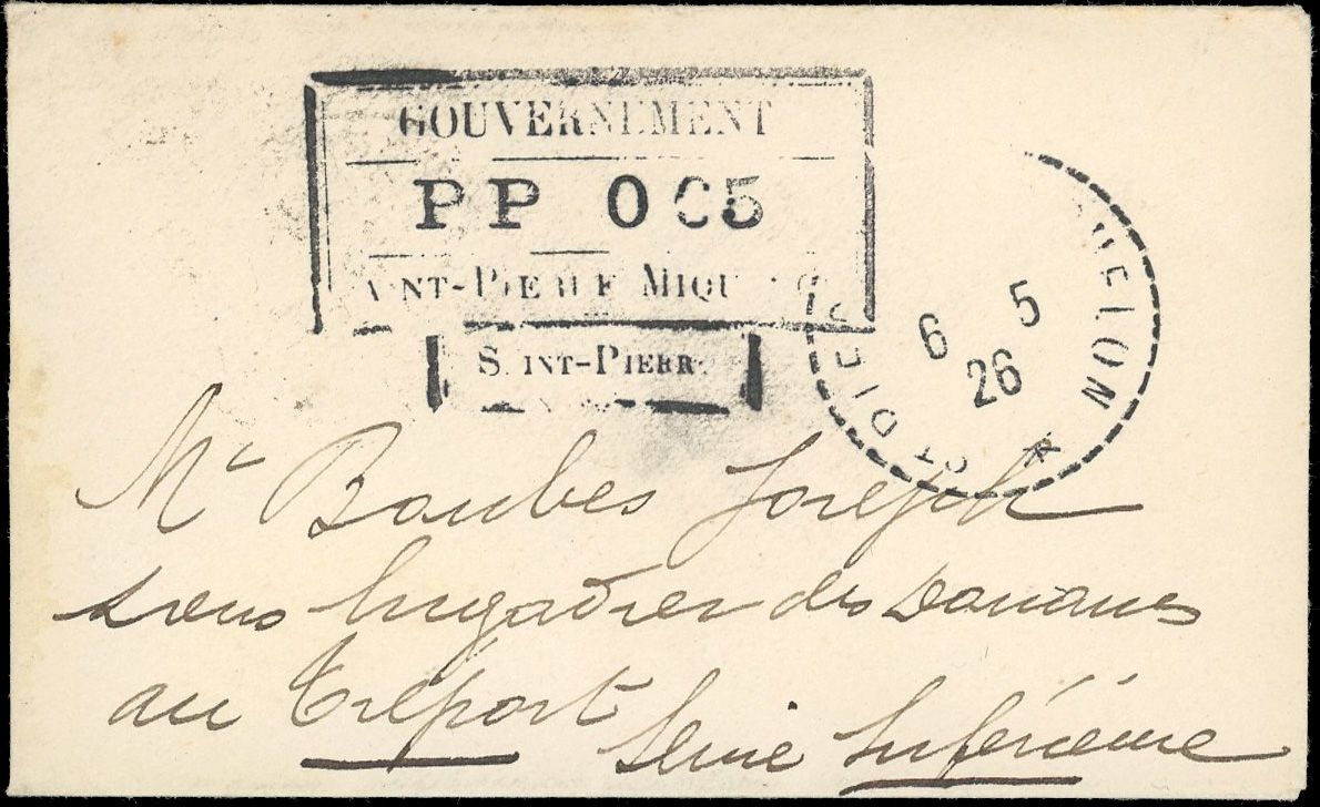 Yvert et Tellier SAINT PIERRE ET MIQUELON N°0 Individuel Oblitéré