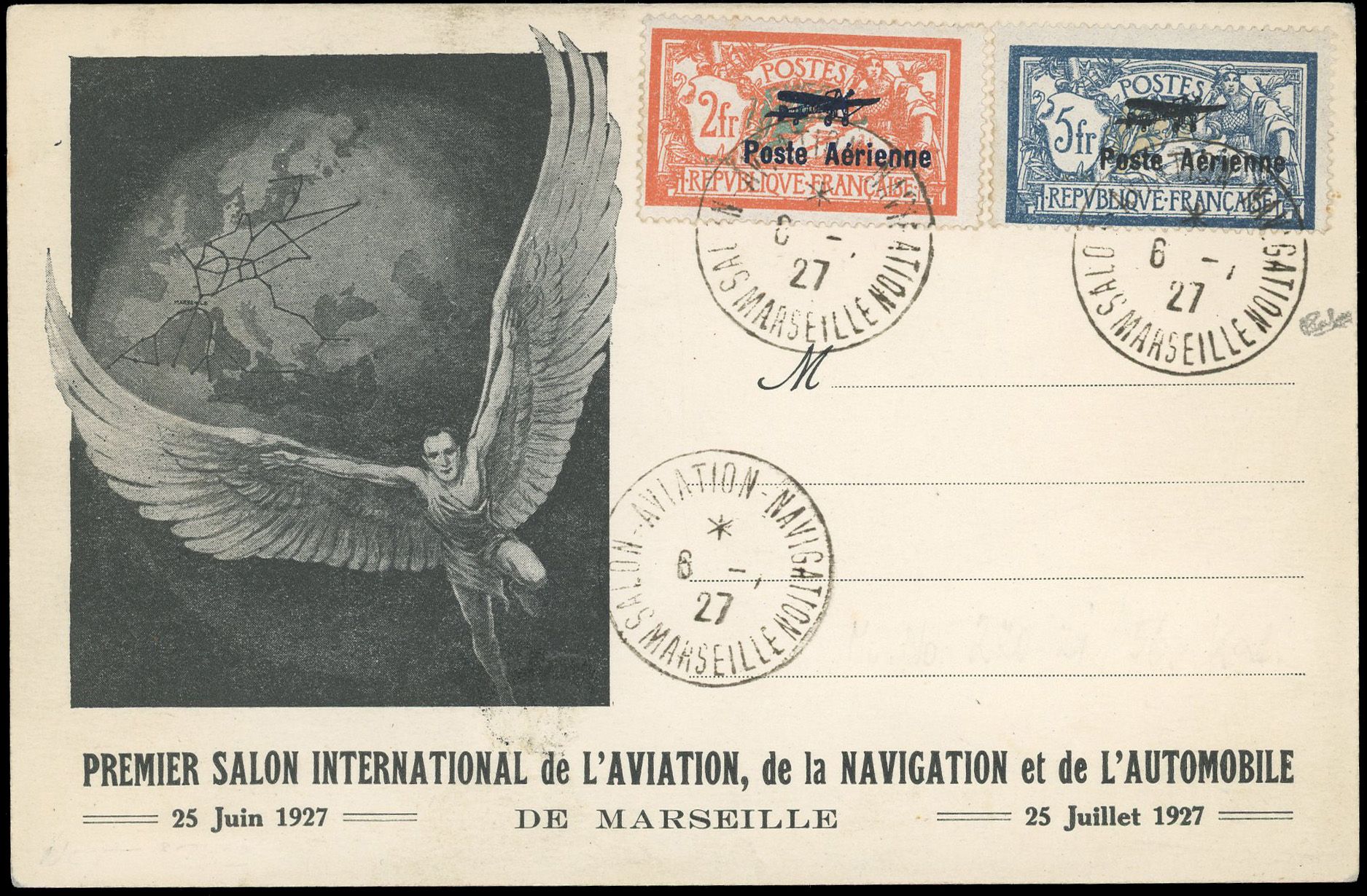 Yvert et Tellier Poste aérienne N°1 + 2 Individuel Oblitéré