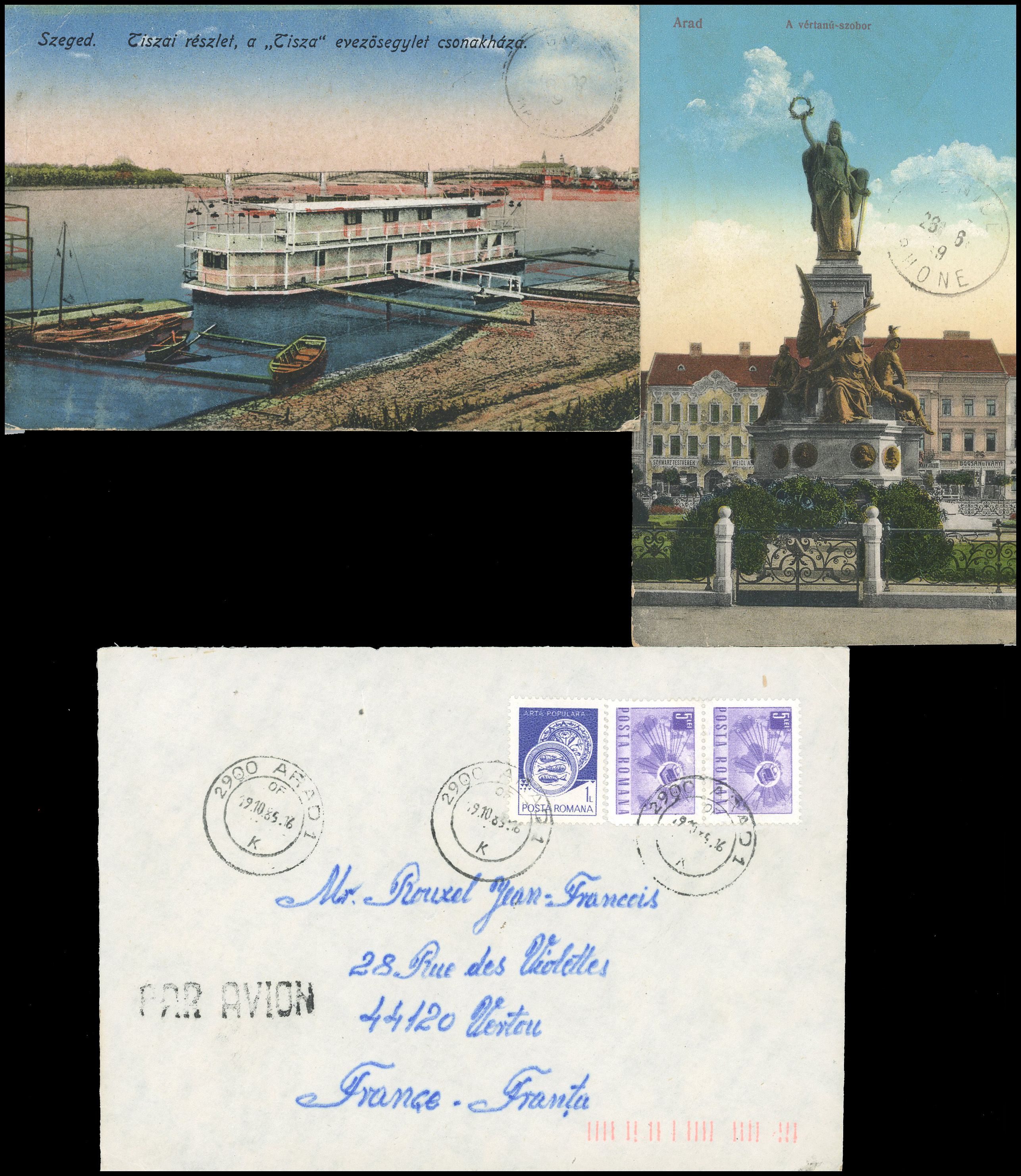 Yvert et Tellier HONGRIE ARAD N°0 Individuel Oblitéré
