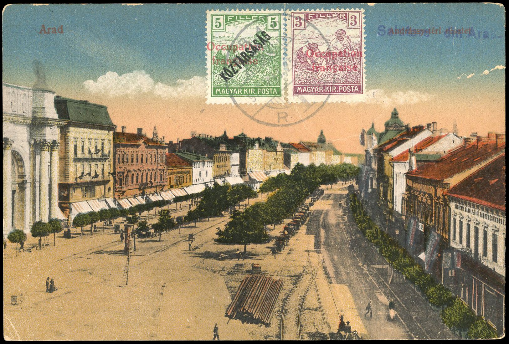 Yvert et Tellier HONGRIE ARAD N°5 + 29 Individuel Oblitéré