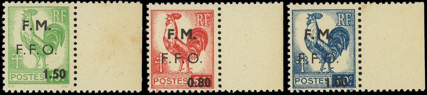 Yvert et Tellier Libération N°1 / 3 Individuel Neuf avec gomme intacte