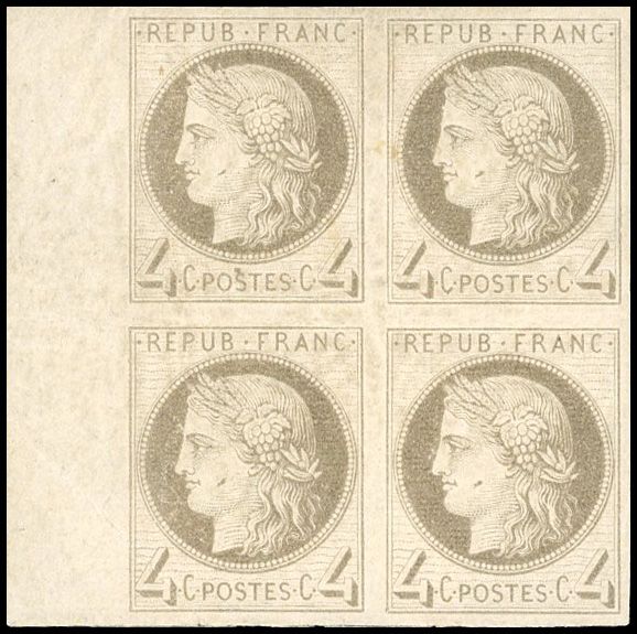 Yvert et Tellier COLONIES GENERALES N°16 Bloc de 4 Neuf avec gomme