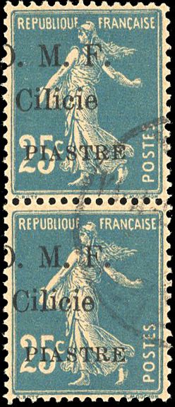 Yvert et Tellier CILICIE N°92 Paire Oblitéré