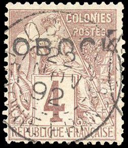 Yvert et Tellier OBOCK N°12 Individuel Oblitéré