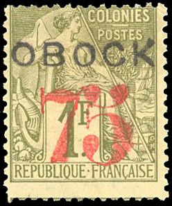 Yvert et Tellier OBOCK N°30 Individuel Neuf avec gomme