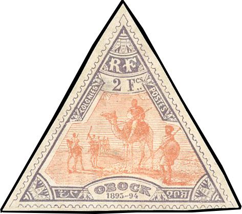 Yvert et Tellier OBOCK N°60 Individuel Neuf avec gomme