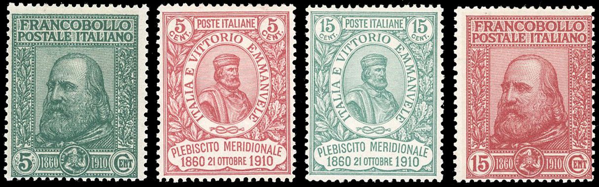 Yvert et Tellier ITALIE N°83 / 86 Individuel Neuf avec gomme