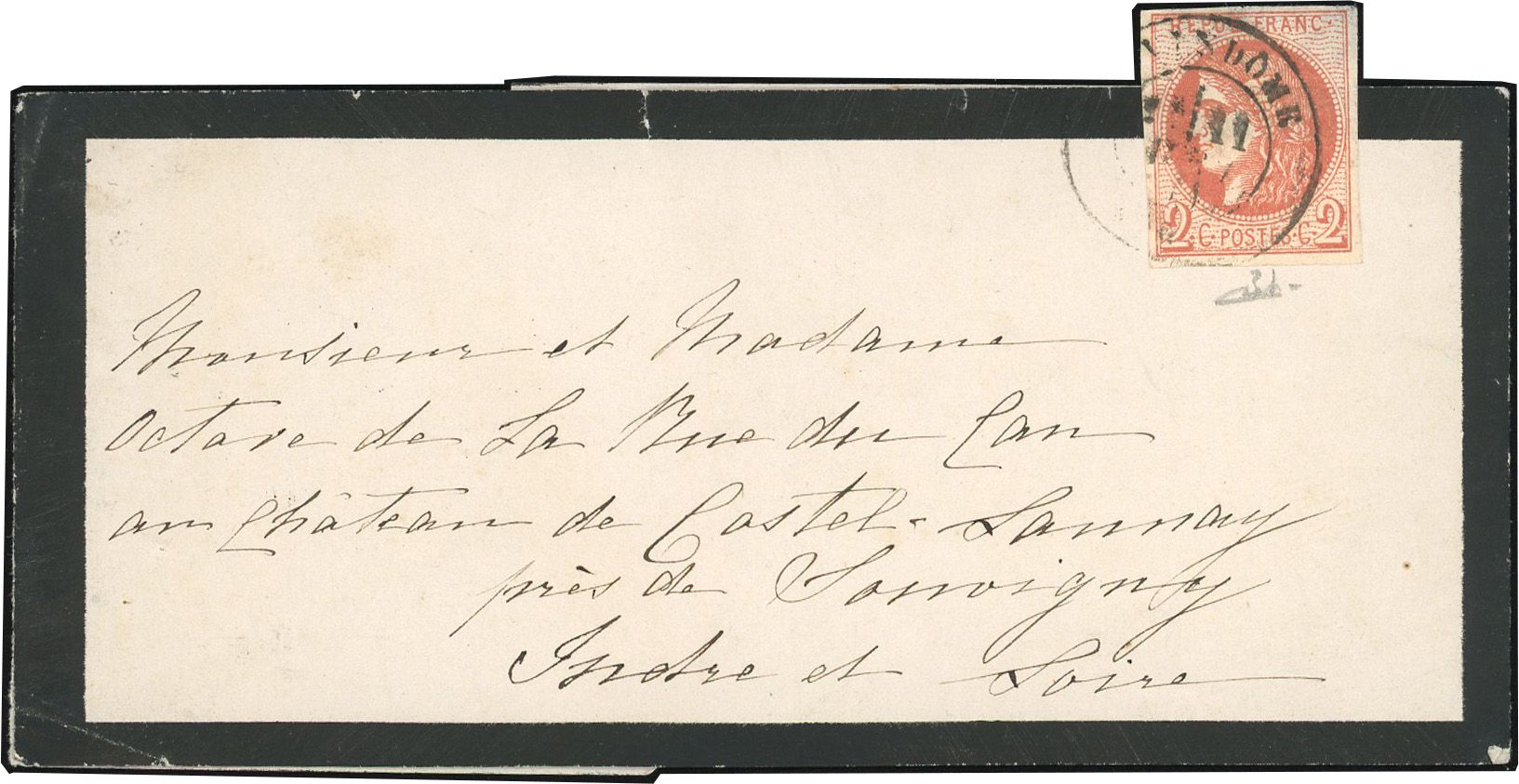 Yvert et Tellier Emission de Bordeaux 1870 1871 N°40B Individuel Oblitéré