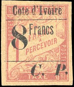 Yvert et Tellier COTE D'IVOIRE N°22 Individuel Neuf avec gomme
