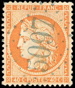Yvert et Tellier Bureaux français à l'étranger N°38 Individuel Oblitéré