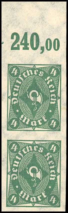 Yvert et Tellier ALLEMAGNE N°207 Paire Neuf avec gomme intacte