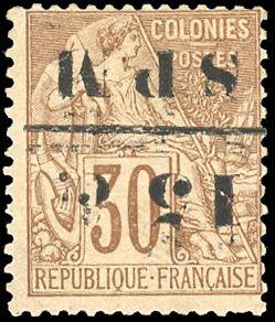 Yvert et Tellier SAINT PIERRE ET MIQUELON N°12a Individuel Neuf avec gomme