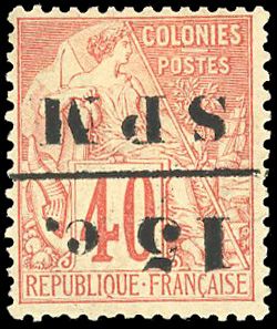 Yvert et Tellier SAINT PIERRE ET MIQUELON N°14a Individuel Neuf avec gomme