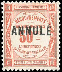 Yvert et Tellier Cours d'instruction N°47-CI1 Individuel Neuf avec gomme