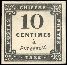 Yvert et Tellier Timbres-Taxe N°1 Individuel Neuf sans gomme