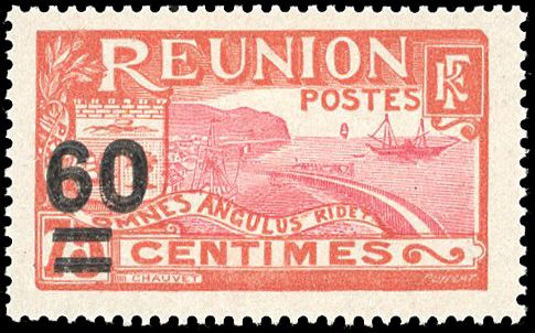 Yvert et Tellier REUNION N°98a Individuel Neuf avec gomme