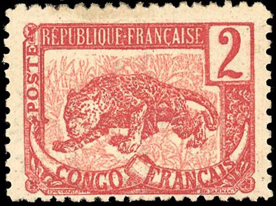 Yvert et Tellier CONGO N°28b Individuel Neuf avec gomme