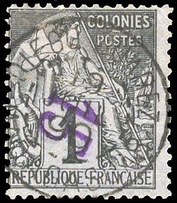Yvert et Tellier DIEGO SUAREZ N°1a Individuel Oblitéré