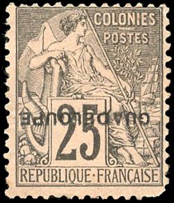 Yvert et Tellier GUADELOUPE N°21f Individuel Neuf avec gomme