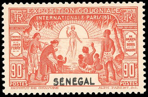 Yvert et Tellier SENEGAL N°112a Individuel Neuf avec gomme