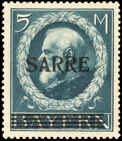 Yvert et Tellier SARRE N°30 Individuel Neuf avec gomme