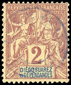 Yvert et Tellier SAINTE MARIE DE MADAGASCAR N°0 Individuel Oblitéré