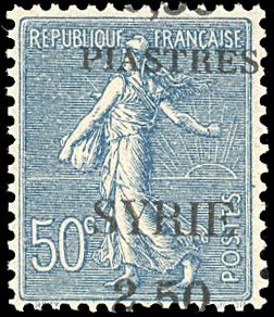 Yvert et Tellier SYRIE N°113 Individuel Neuf avec gomme intacte