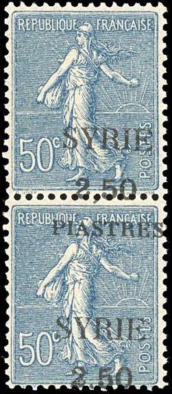 Yvert et Tellier SYRIE N°113 Paire Neuf avec gomme intacte