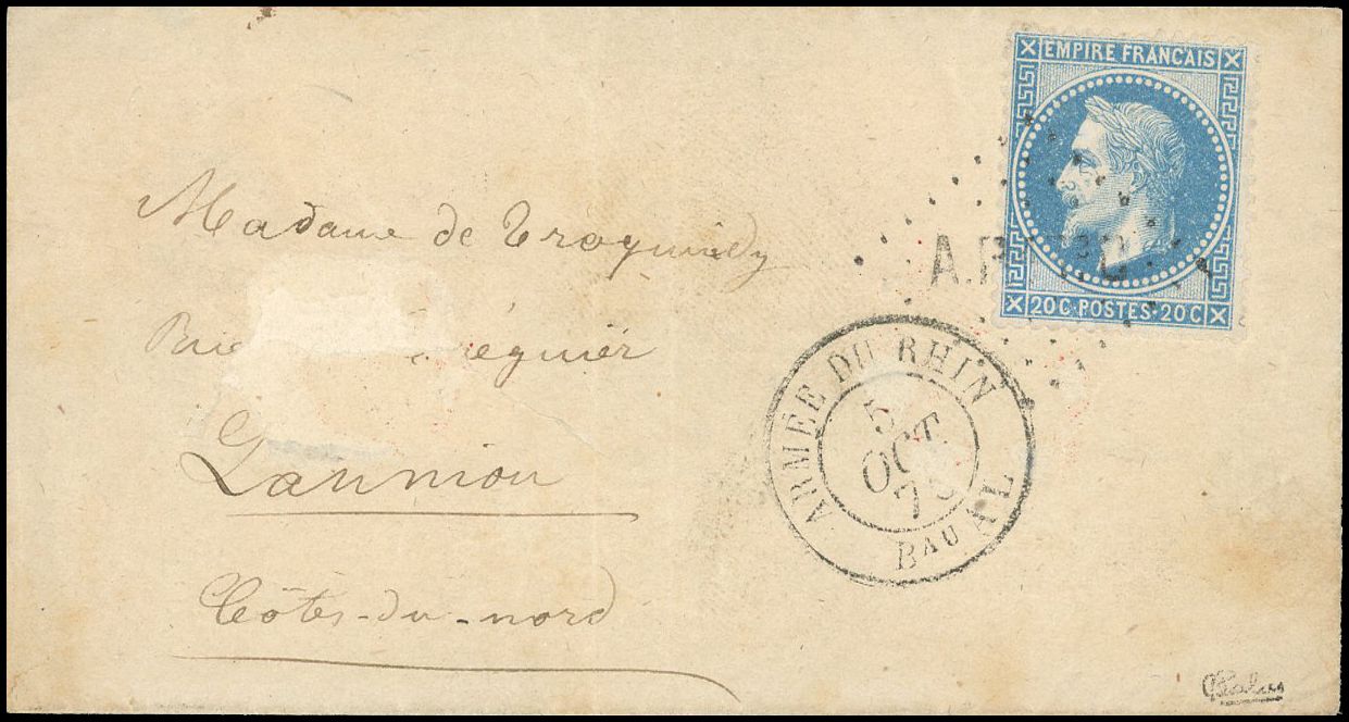 Yvert et Tellier Ballons Montés 1870 N°29 Individuel Oblitéré