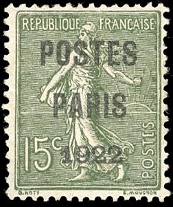 Yvert et Tellier Préoblitérés N°31 Individuel Neuf avec gomme