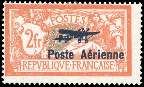 Yvert et Tellier Poste aérienne N°1 Individuel Neuf avec gomme