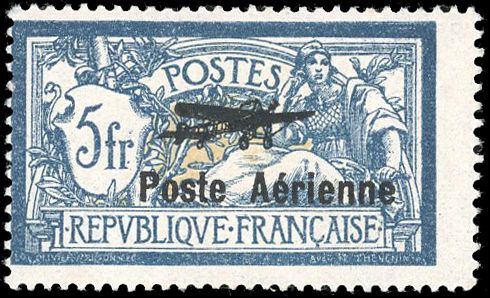 Yvert et Tellier Poste aérienne N°2 Individuel Neuf avec gomme