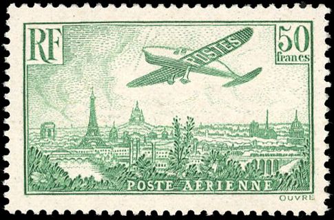 Yvert et Tellier Poste aérienne N°14b Individuel Neuf avec gomme intacte