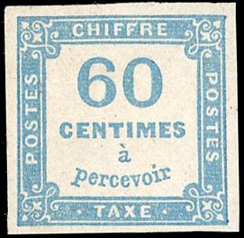 Yvert et Tellier Timbres-Taxe N°9 Individuel Neuf avec gomme